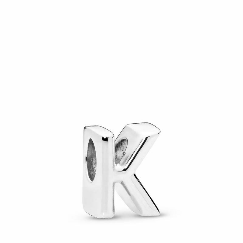 Pandora Letter K Charm Silver Egypt JK8726530